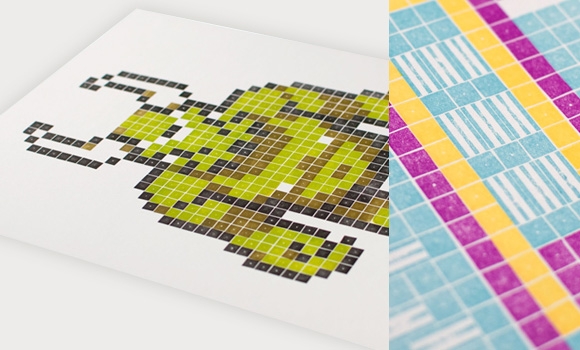 Lego Letterpress by Physical Fiction